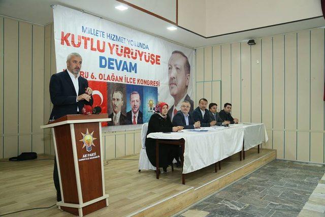 AK Parti Kumru İlçe Başkanlığı’na Aydın Çavuş seçildi