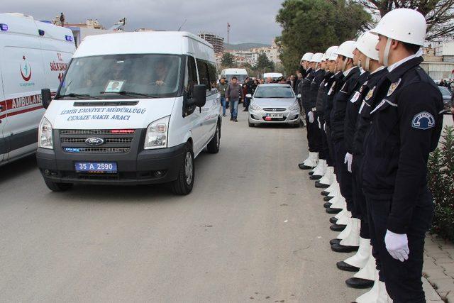 GBT kontrolünde şehit olan polis son yolculuğuna uğurlandı