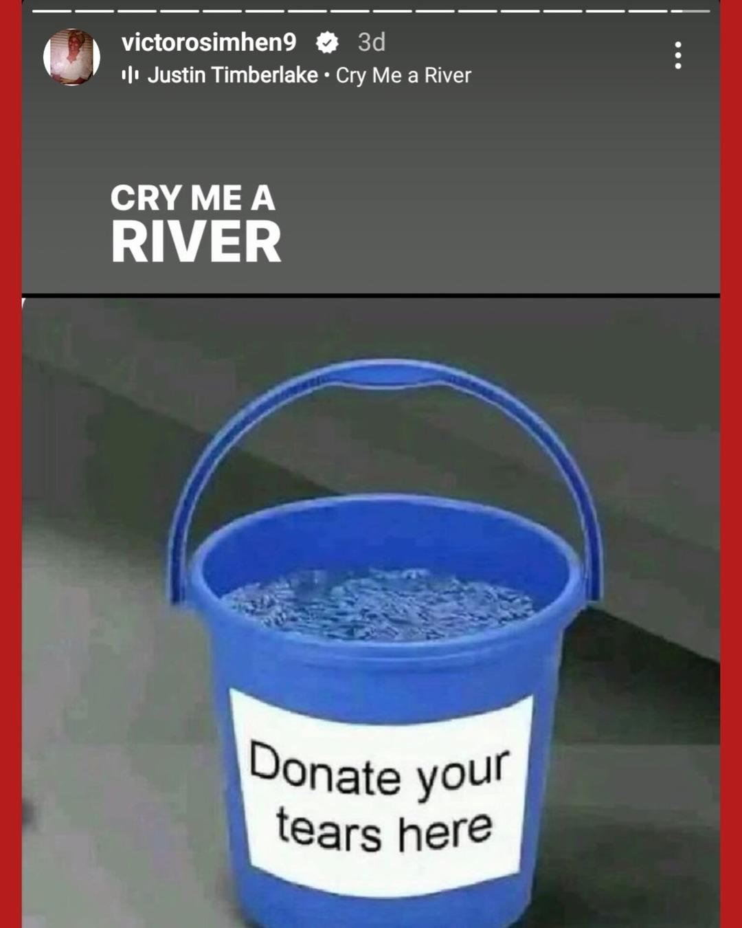 Galatasaray lı Victor Osimhen den sosyal medyadan Fenerbahçe ye olay olacak gönderme! "Gözyaşlarını buraya bağışla." 1