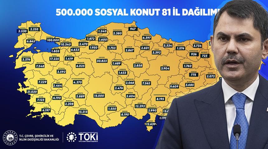 Bakan Kurum, 81 ilin sosyal konut dağılım listesini açıkladı: En çok merak edilen 5 soruyu yanıtladı