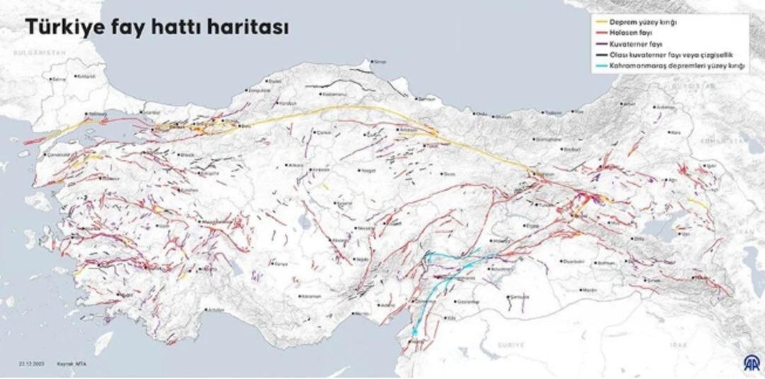 45 il ve 110 ilçe risk altında! Şehir şehir açıklandı... İşte Türkiye nin en tehlikeli fay hatları 2