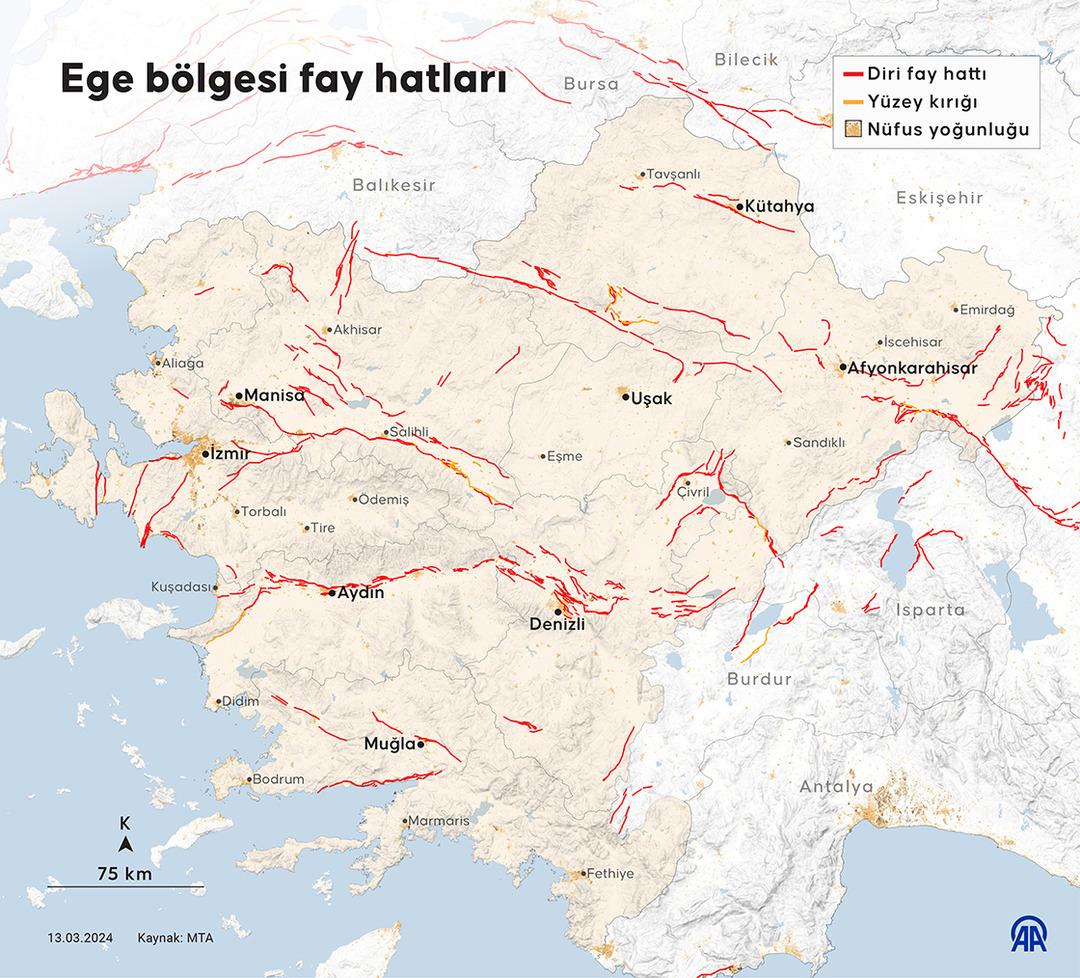 45 il ve 110 ilçe risk altında! Şehir şehir açıklandı... İşte Türkiye nin en tehlikeli fay hatları 5