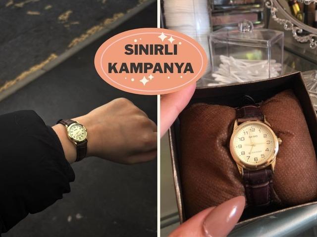 Hem hafif hem şık Casio saat sonunda indirime girdi!