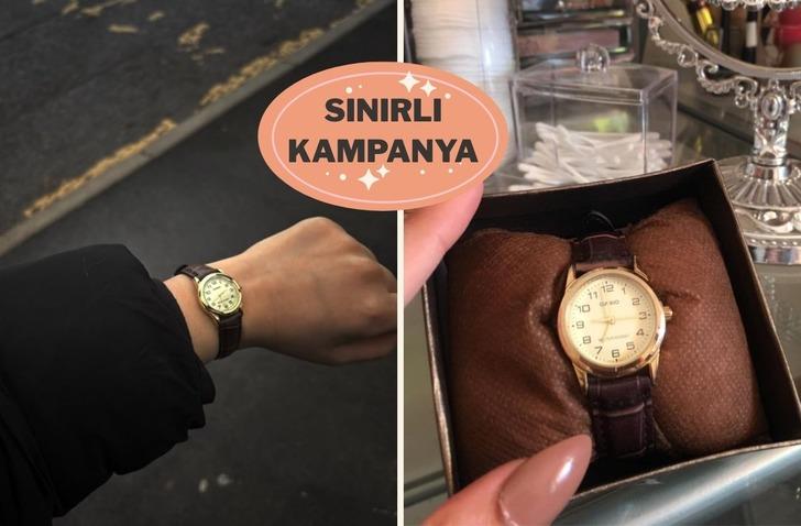 Sade ama etkileyici tarzın tamamlayıcısı CASIO saat şimdi çok daha uygun!