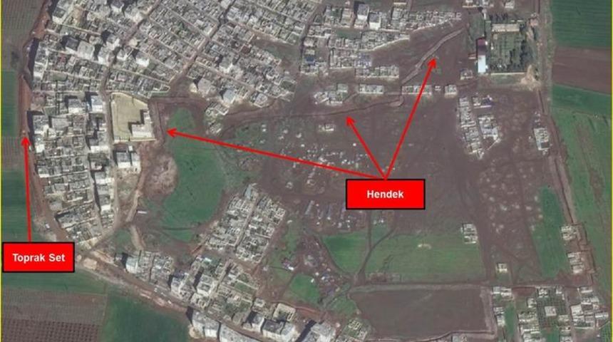 PKK'nın planı deşifre oldu! Ter&ouml;ristler Afrin halkına hendek kazdırdı