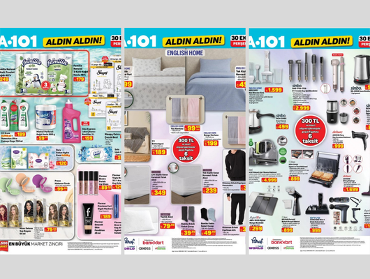 A101 30 Ekim aldın aldın kataloğu yayında!