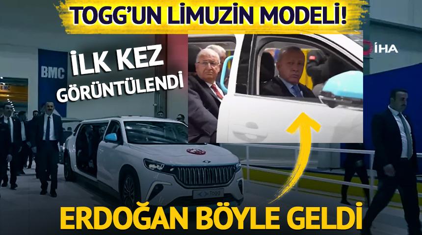 TOGG'un limuzin modeli... İlk kez görüntülendi