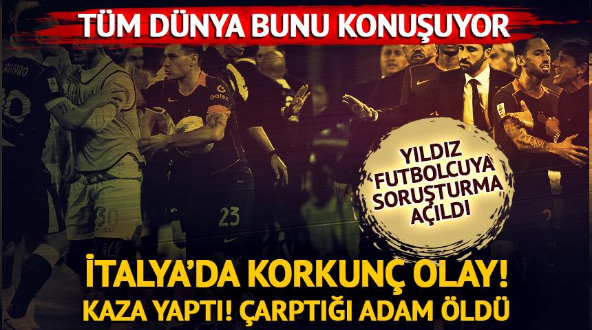 Inter futbolcusu kaza geçirdi! Yaşlı adam vefat etti! Soruşturma geldi...