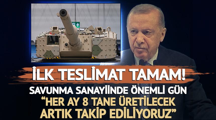 İlk teslimat tamam! Her ay 8 tane üretilecek... "Artık takip edilen bir ülkeyiz"