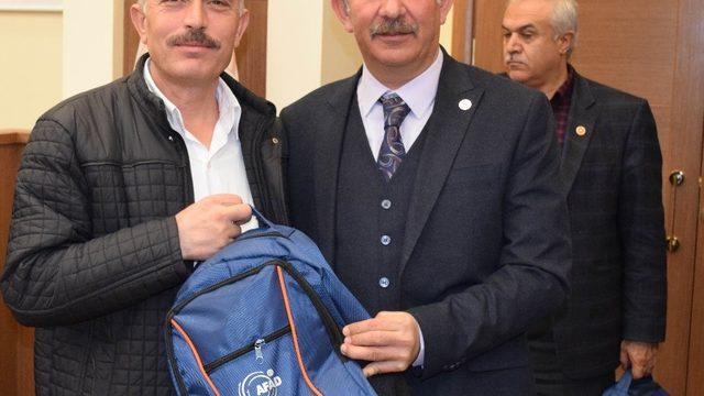 İl Afet ve Acil durum müdürlüğü ihtiyaç çantalarını tanıttı