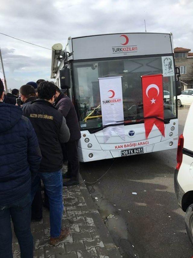 Kızılay Ergene Şubesi ve Ergene Samsunlular Derneği’nden Afrin’deki askerlere destek