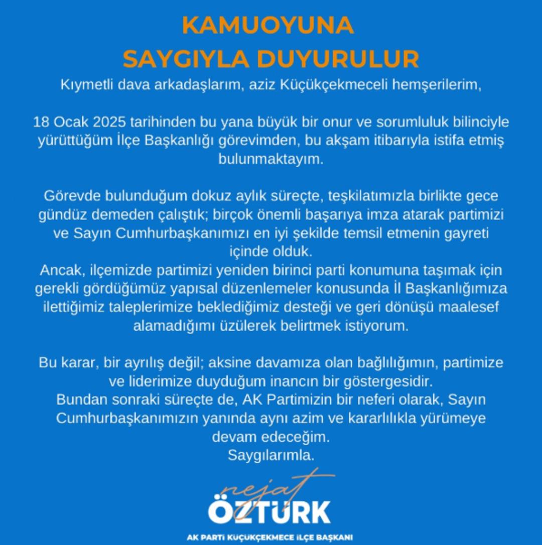 AK Parti de dikkat çeken gelişme! İstanbul da 3 ilçe başkanı görevden alındı 2