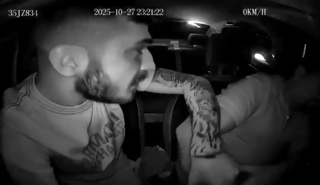 Takside terör estirdi: Yaşanan anlar saniye saniye kamerada! 2