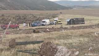 Ankara'da fırtına nedeniyle konteyner devrildi! Ölü ve yaralılar var