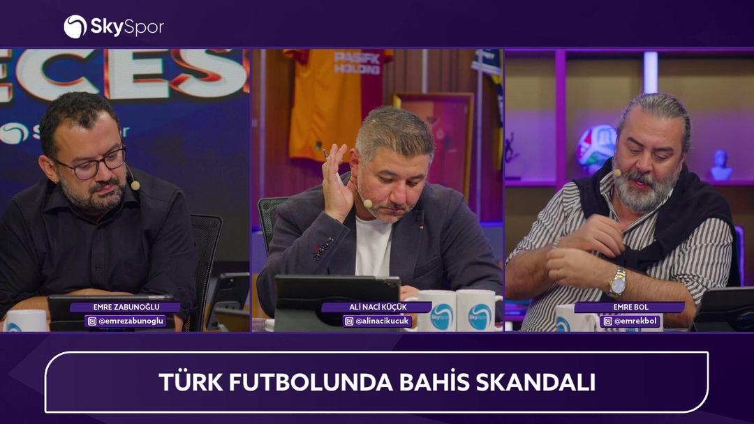 Bahis oynadığı gerekçesiyle PFDK ya sevk edilen hakem Zorbay Küçük için Erman Toroğlu ve Emre Bol dan olay yaratan açıklamalar! 1