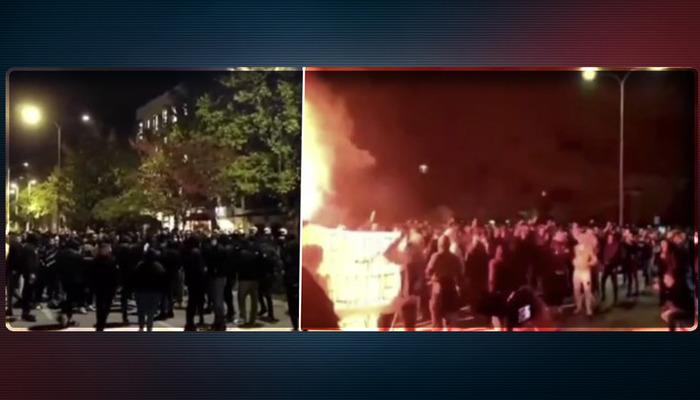 Karadağ'da Türklere ait iş yerleri kapatıldı! Hükümet binası önünde küstah sloganlar atıldı