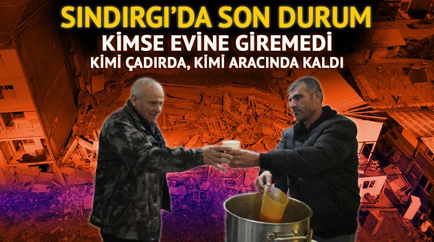 Deprem sonrası Balıkesir Sındırgı'da ikinci gece!