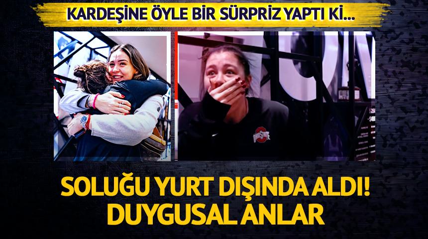 Zehra Güneş kardeşi Mina'ya sürpriz yaptı! Ablasını karşısında görünce ağladı