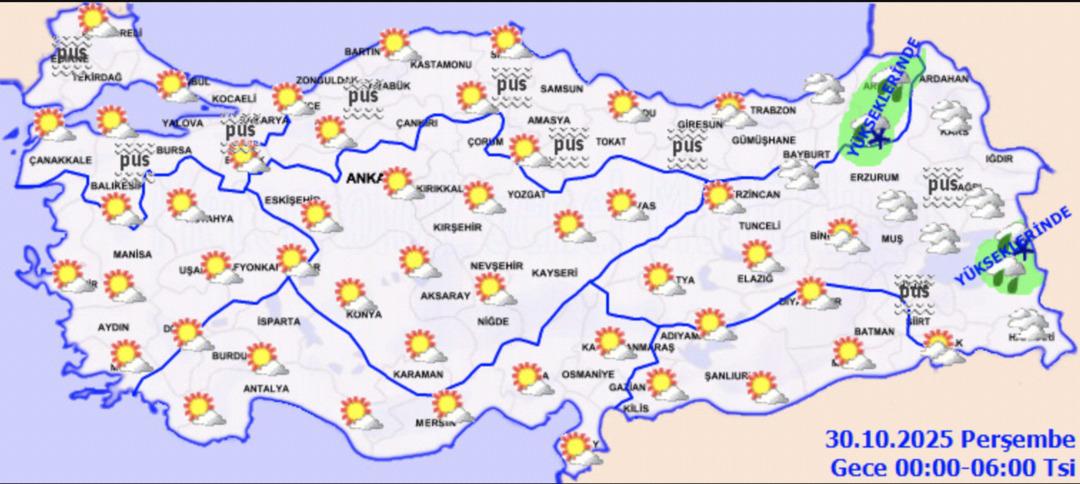 Meteoroloji uyardı: 4 il için sarı kodlu alarm verildi! Karla karışık yağmur geliyor: Şiddetli fırtınaya dikkat! 7