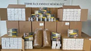 Tütün operasyonunda 461 bin makaron ele geçirildi