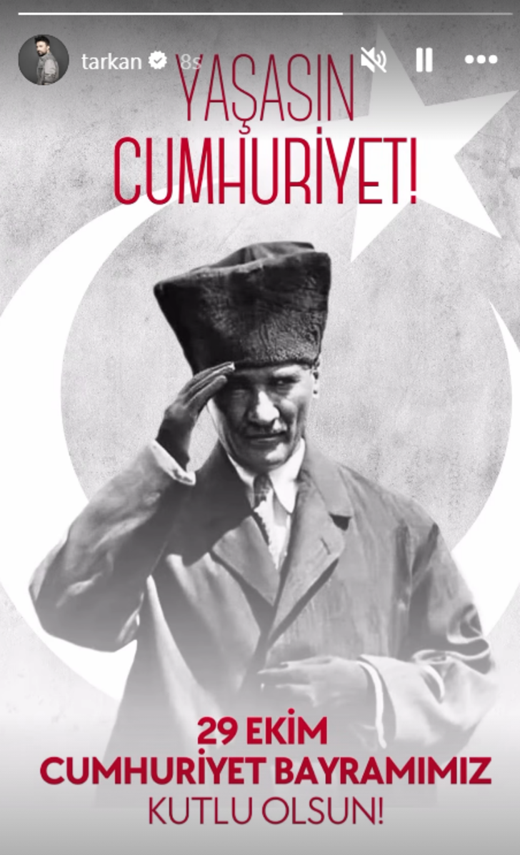 29 Ekim Cumhuriyet Bayramı gururla kutlanıyor! İşte ünlülerin mesajları G3