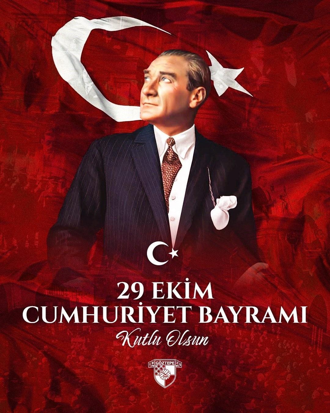 Spor camiasından 29 Ekim Cumhuriyet Bayramı mesajları geldi! 5