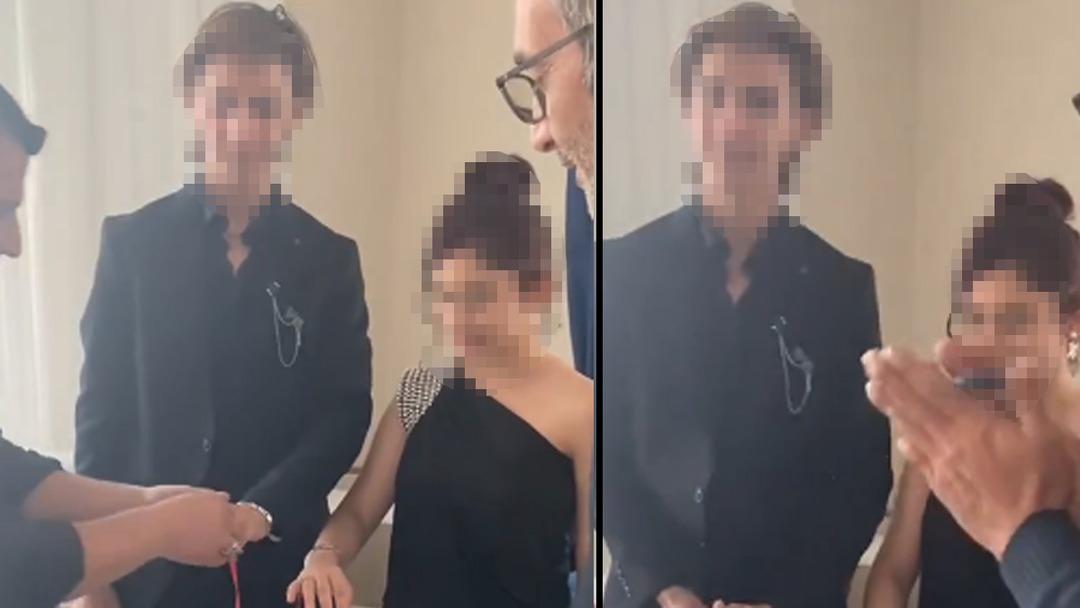 Küçük yaştaki çocuklara söz kesmişlerdi! Görüntüler infial yarattı... Damat adayından açıklama geldi 1