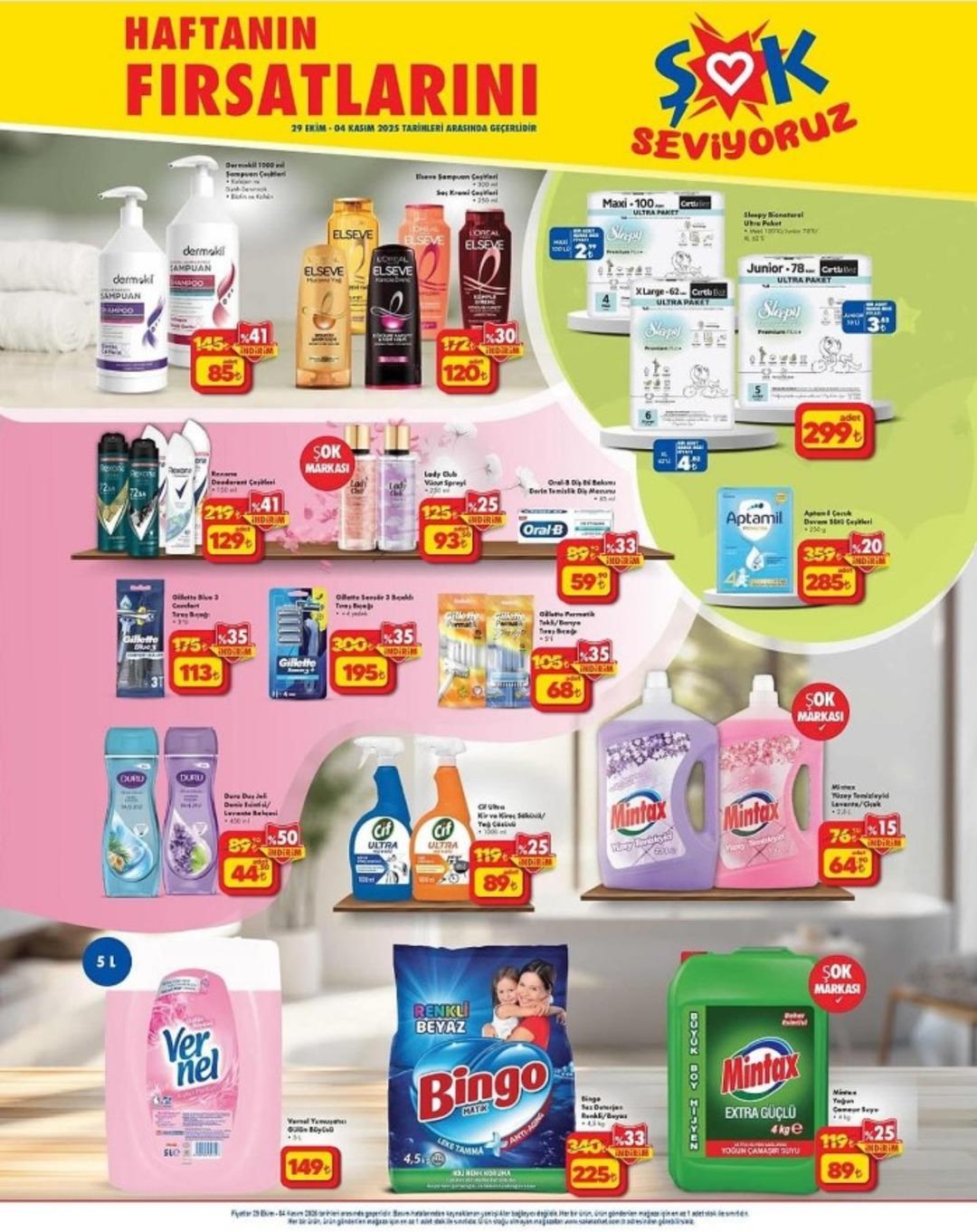 ŞOK a spor, kırtasiye ve bebek eşyaları geliyor! ŞOK 29 Ekim 2025 aktüel kataloğu 1