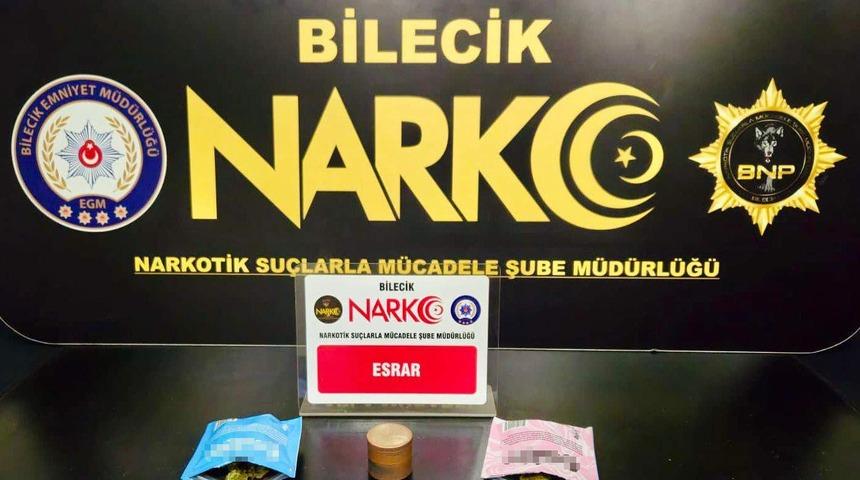 Bilecik’te uyuşturucu operasyonu: 1 şüpheli yakalandı