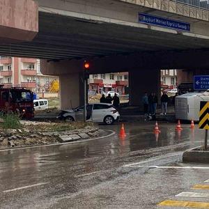 Bayburt’ta trafik kazası: 3 yaralı