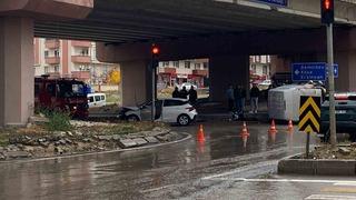 Bayburt’ta trafik kazası: 3 yaralı