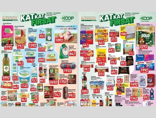 28 Ekim Tarım Kredi kataloğu tüm ev ihtiyaçlarını karşılıyor!