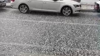 Kovancılar ilçesinde dolu yağışı etkili oldu