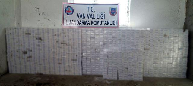 Van'da, 41 bin 810 paket kaçak sigara ele geçirildi