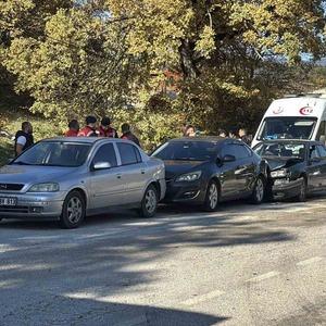 Bolu-Abant yolunda zincirleme kaza: 3 yaralı