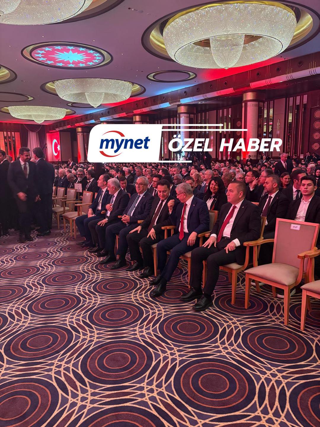 MYNET ÖZEL | Cumhurbaşkanlığı Külliyesi ndeki 29 Ekim resepsiyonu! CHP, İYİ Parti ve DEM yer almadı: Babacan, Davutoğlu ve Erbakan katıldı 2