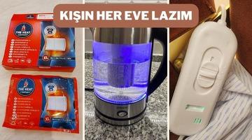 Soğuk havalarda her evin ihtiyacı olan 10 &uuml;r&uuml;n!