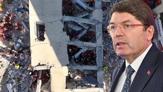 Bakan Tunç: Gebze'de çöken binayla ilgili adli soruşturma çok yönlü devam ediyor