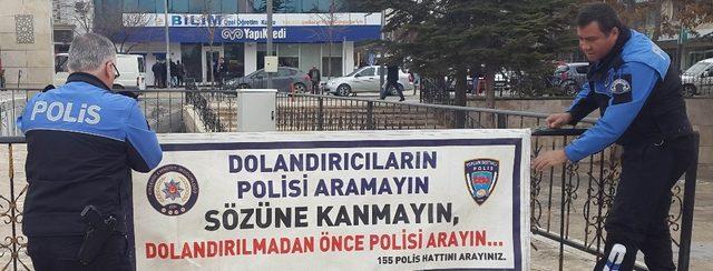 TDP’den dolandırıcılığa pankartlı uyarı