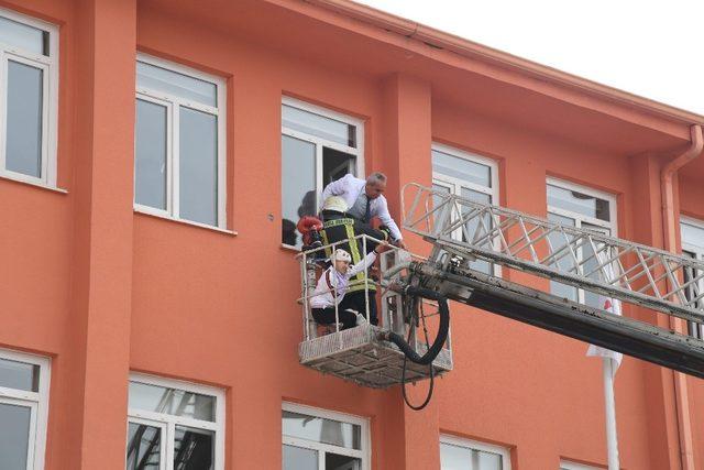 Isparta gerçeğini aratmayan tatbikat