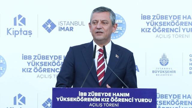 Özgür Özel, Şişli'de kız öğrenci yurdu açılış törenine katıldı