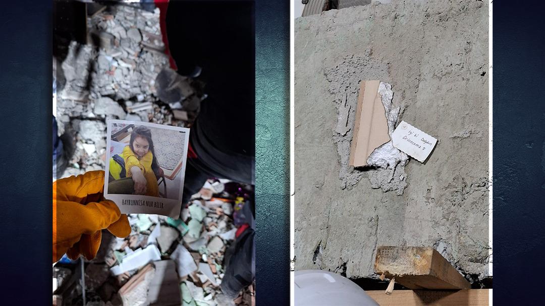 Aile faciasından geriye kahreden bu notla fotoğraf kaldı! Gebze de çöken binanın enkazından çıkanlar yürek dağladı 7