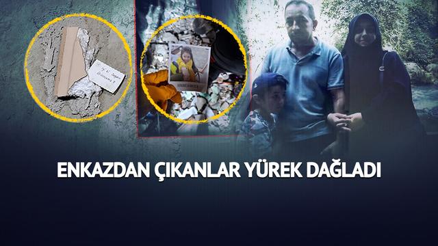 Aile faciasından geriye kahreden bu notla fotoğraf kaldı! Gebze'de çöken binanın enkazından çıkanlar yürek dağladı