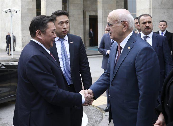 Moğolistan Meclis Başkanı Miyegombo TBMM'de G1