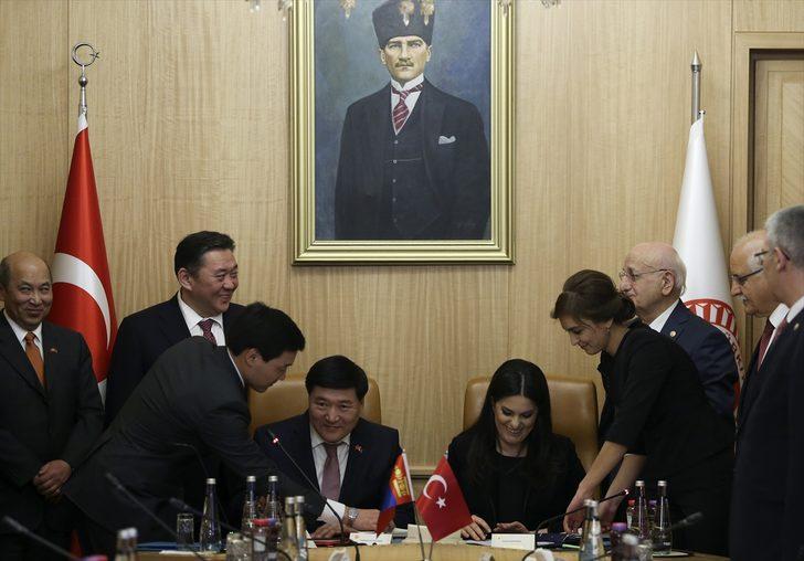 Moğolistan Meclis Başkanı Miyegombo TBMM'de G5