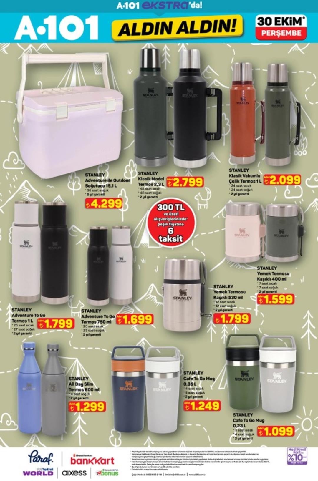 A101 e outdoor kıyafetler, marka parfümler ve mobilya geliyor! Tüm sayfalarıyla 30 Ekim A101 Aldın Aldın Kataloğu 16
