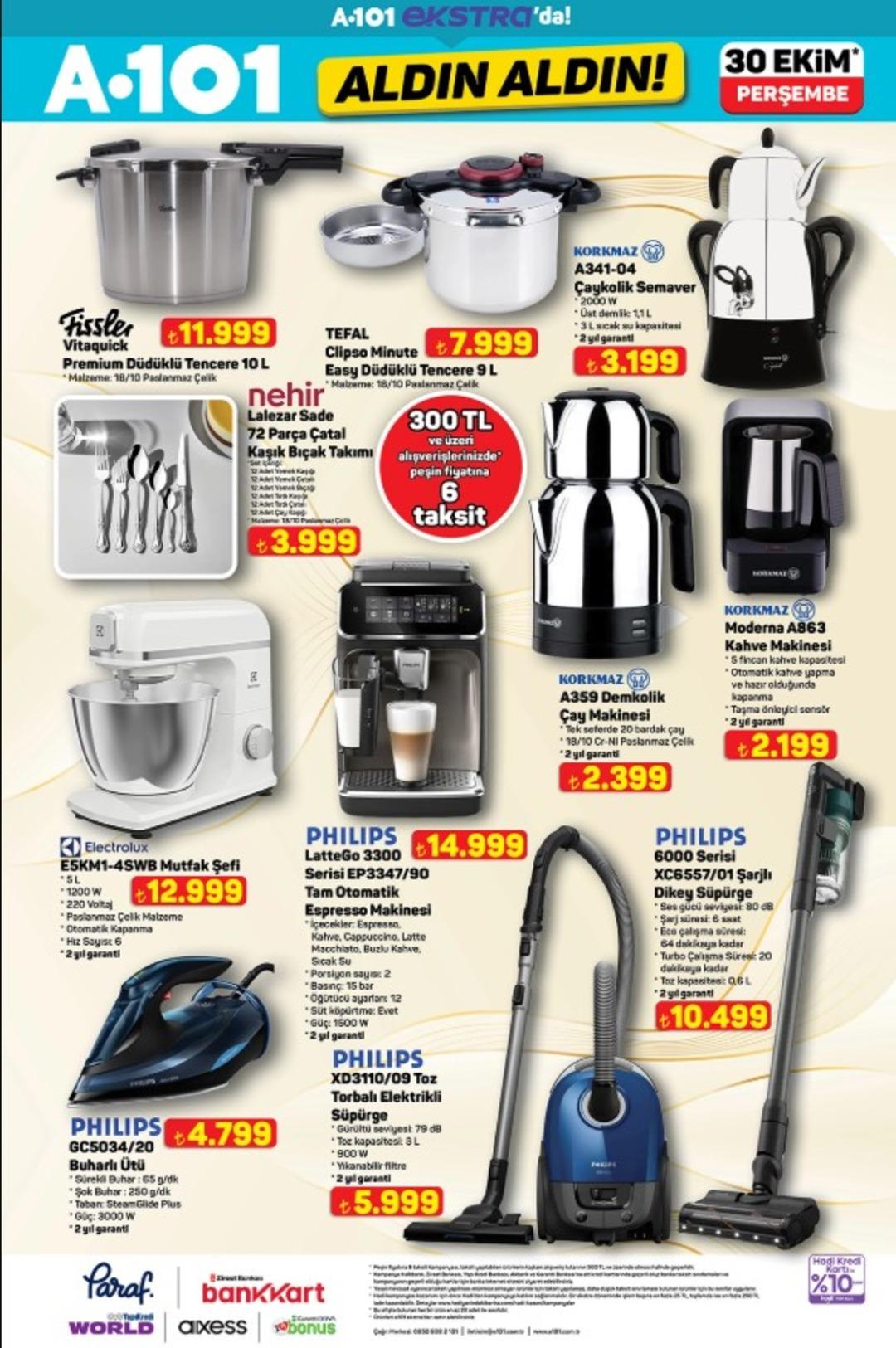 A101 e outdoor kıyafetler, marka parfümler ve mobilya geliyor! Tüm sayfalarıyla 30 Ekim A101 Aldın Aldın Kataloğu 17