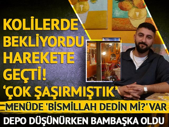 Menüde 'Bismillah dedin mi?' var! Kolilerde bekleyen eşyalarla müze gibi kafe kurdu