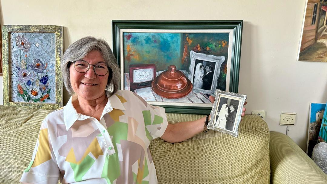 Kanseri sanatla yendi: Emekli öğretmen, resim tutkusundan vazgeçmeden gırtlak kanserini yendi 2