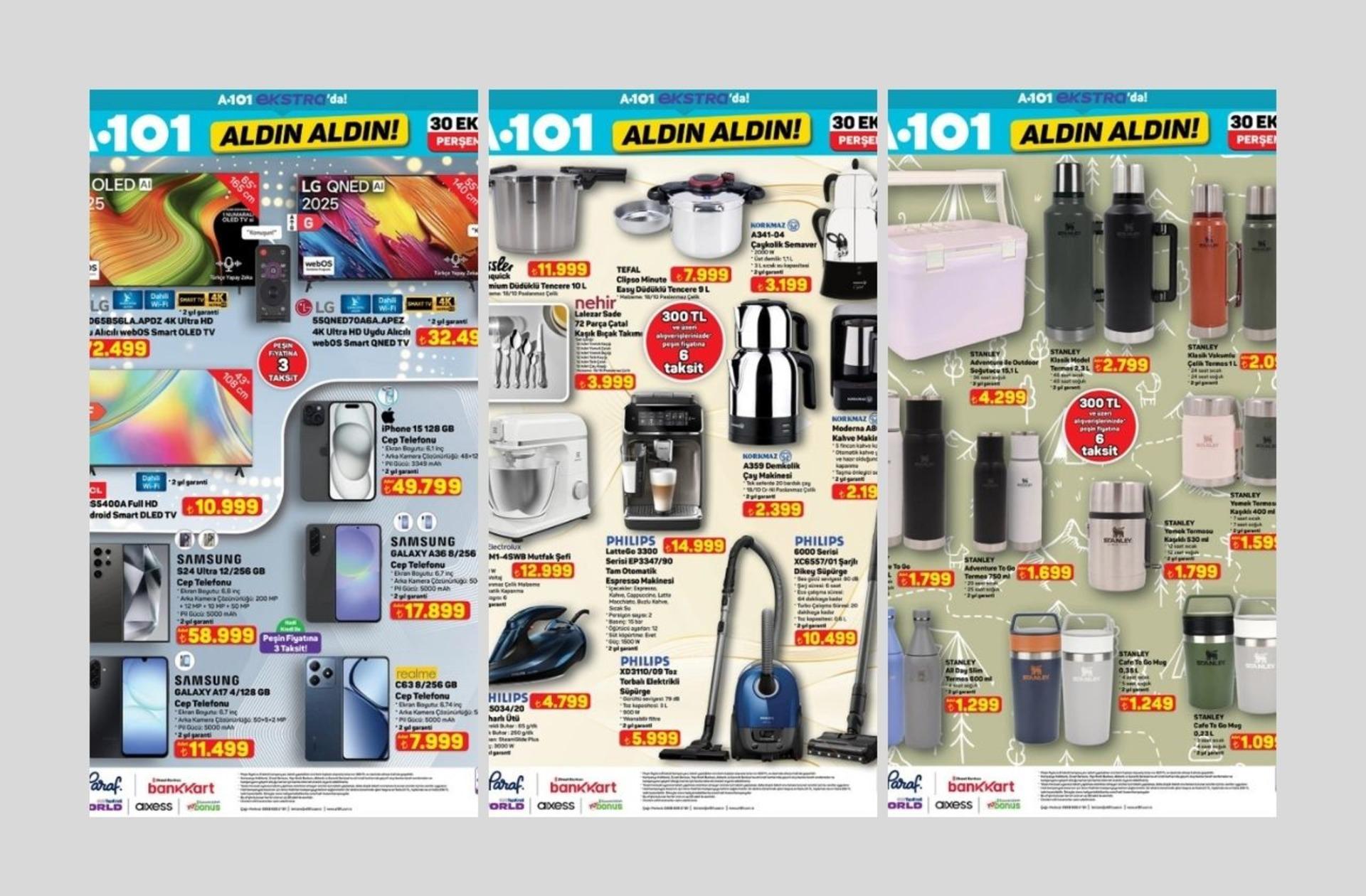 A101'e outdoor kıyafetler, marka parfümler ve mobilya geliyor! Tüm sayfalarıyla 30 Ekim A101 Aldın Aldın Kataloğu 
